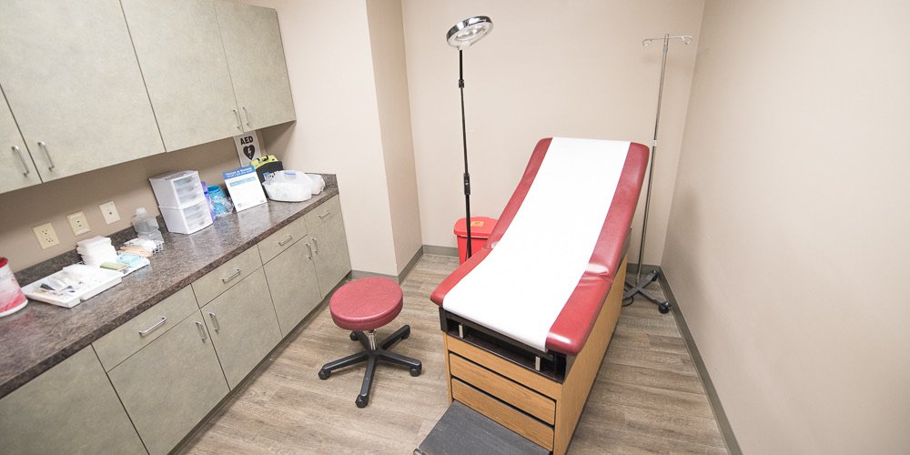 Exam room at Atlanta Urgent Care