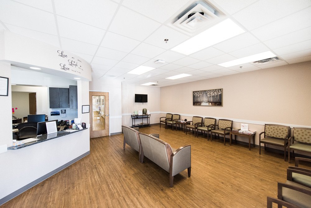 The waiting room at Atlanta Urgent Care